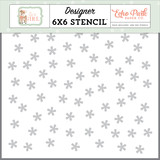 Echo Park Simply Sweet Floral Stencil (IAG277033) (OUTLET)