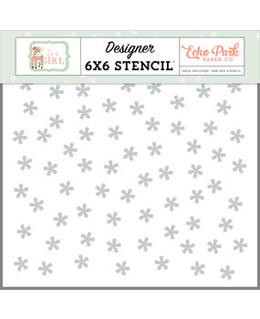 Echo Park Simply Sweet Floral Stencil (IAG277033) (OUTLET)