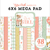 Echo Park It's A Girl 6x6 Inch Cardmakers Mega Pad (IAG277031) (DISCONTINUED) Echo Park It's A Girl 6x6 Inch Cardmakers Mega Pad (IAG277031) (DISCONTINUED)