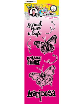 Art By Marlene Bold & Bright Clear Stamps Embrace Change (ABM-BB-STAMP123) (OUTLET)