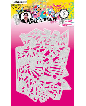 Art By Marlene Bold & Bright Cut & Emboss Dies Graphic Background (ABM-BB-CD134) (OUTLET)