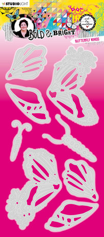 Art By Marlene Bold & Bright Cut & Emboss Dies Butterfly Wings (ABM-BB-CD132) (OUTLET)