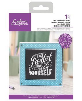 Crafter's Companion The Greatest Thing Clear Stamps (CC-STP-TGRT) (OUTLET)