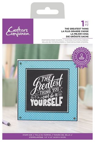 Crafter's Companion The Greatest Thing Clear Stamps (CC-STP-TGRT) (OUTLET) Crafter's Companion The Greatest Thing Clear Stamps (CC-STP-TGRT) (OUTLET)