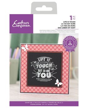 Crafter's Companion Life is Tough Clear Stamps (CC-STP-LITO) (OUTLET)