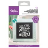 Crafter's Companion Life is too Important Clear Stamps (CC-STP-LITI) (OUTLET)