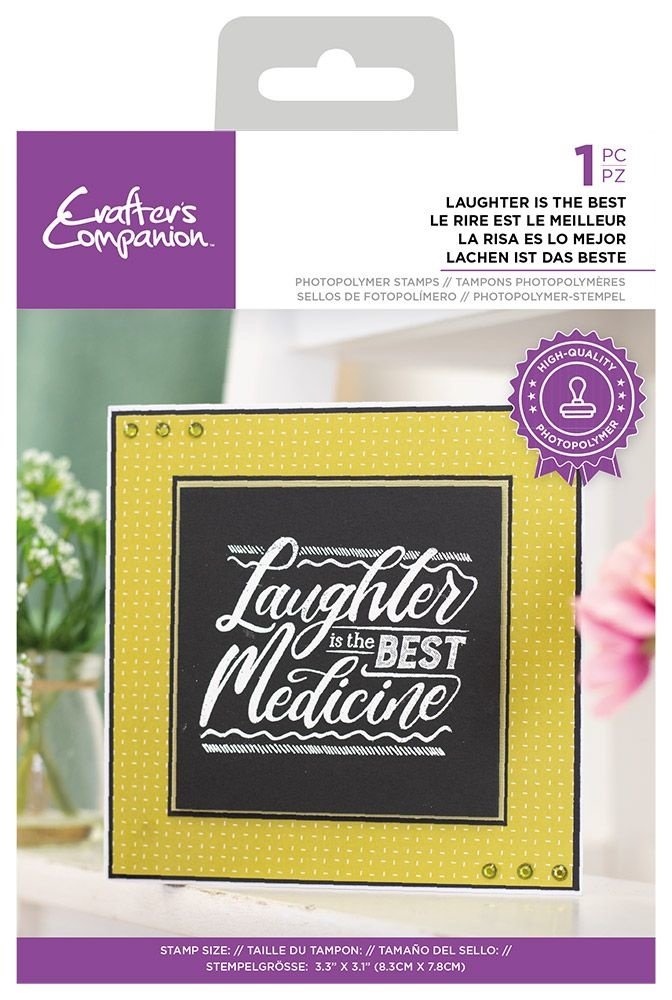 Crafter's Companion Laughter is the Best Clear Stamps (CC-STP-LITB) (OUTLET) Crafter's Companion Laughter is the Best Clear Stamps (CC-STP-LITB) (OUTLET)