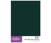 Crafter's Companion Deep Forest Green 5x7 Inch Cardstock Pack (50pcs) (CC-CARDDFG-5x7-50)