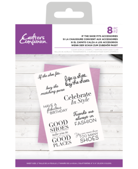 Crafter's Companion If The Shoe Fits Accessories Clear Stamps (CC-ST-CA-ITSFIACC) (OUTLET)