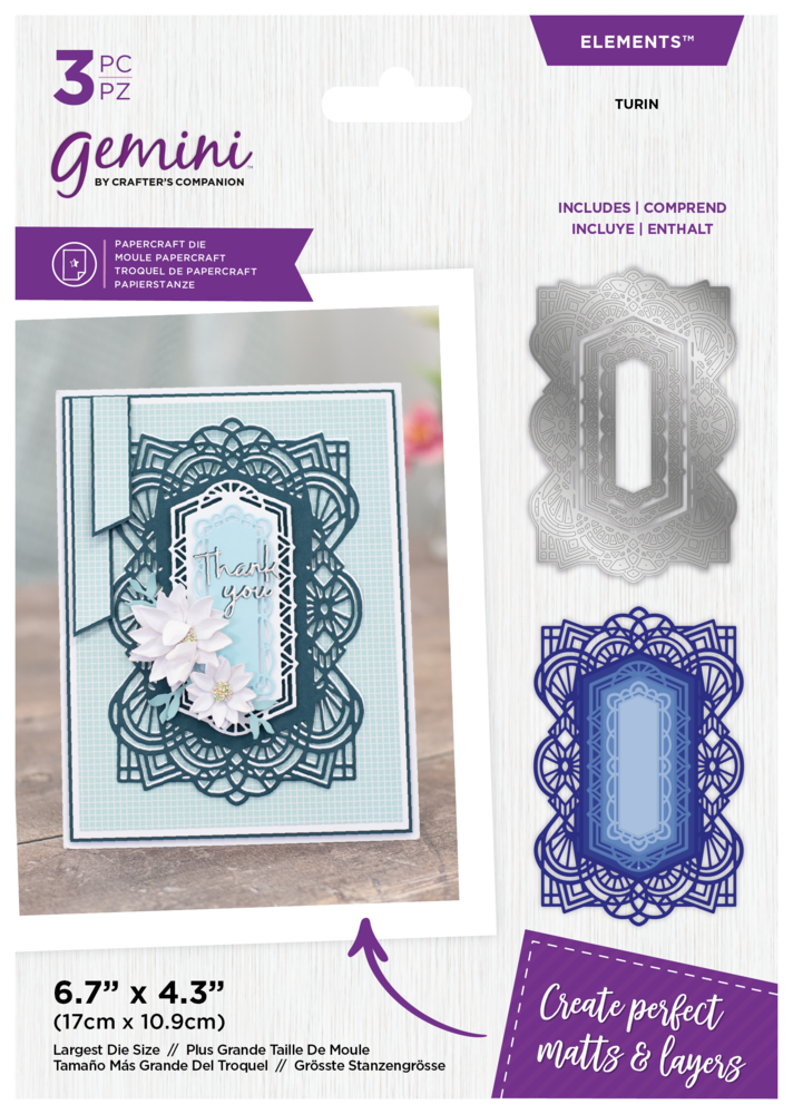 Gemini Turin Elements Dies (GEM-MD-ELE-TURIN) (OUTLET)