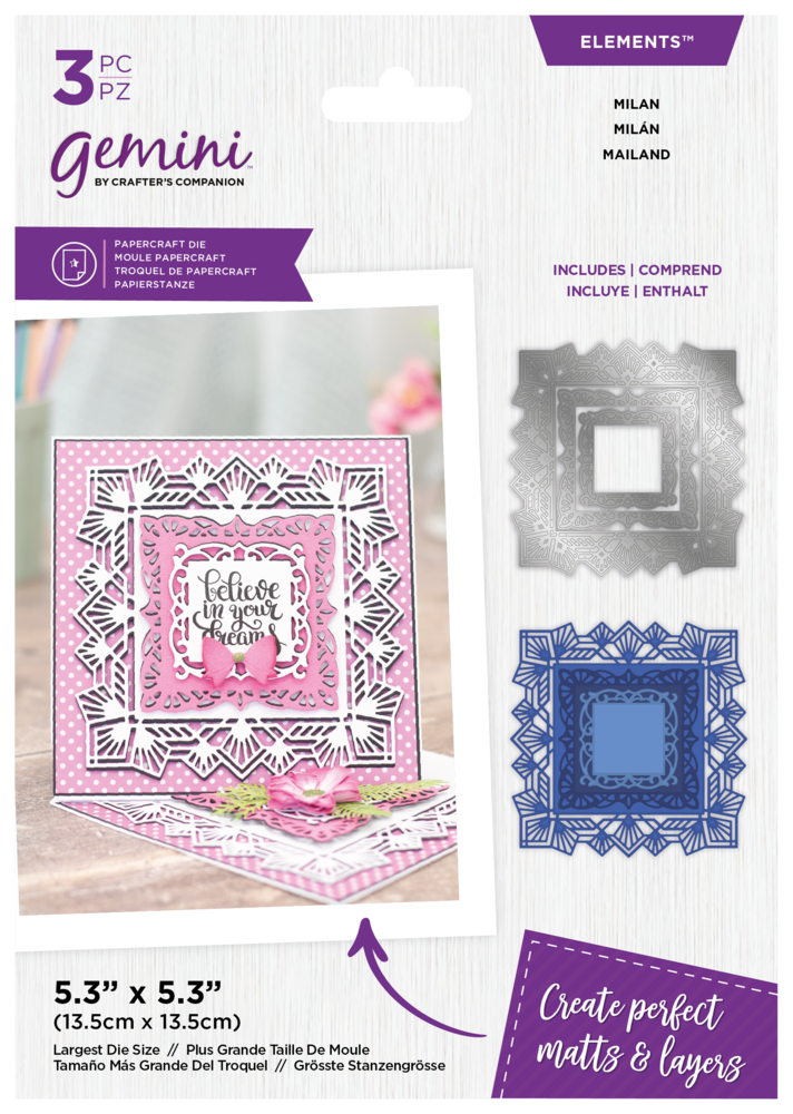 Gemini Milan Elements Dies (GEM-MD-ELE-MILAN) (OUTLET) Gemini Milan Elements Dies (GEM-MD-ELE-MILAN) (OUTLET)