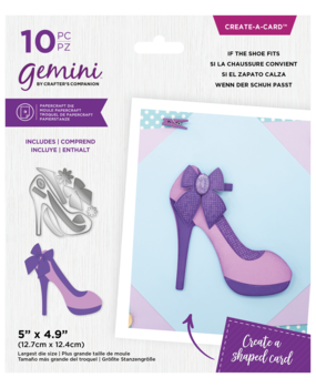 Gemini If The Shoe Fits Create-a-Card Dies (GEM-MD-CAD-ITSFI) (DISCONTINUED)