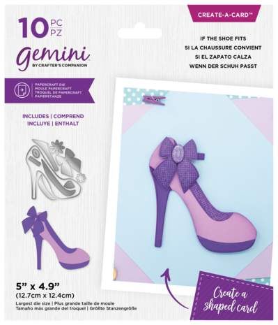 Gemini If The Shoe Fits Create-a-Card Dies (GEM-MD-CAD-ITSFI) (DISCONTINUED)