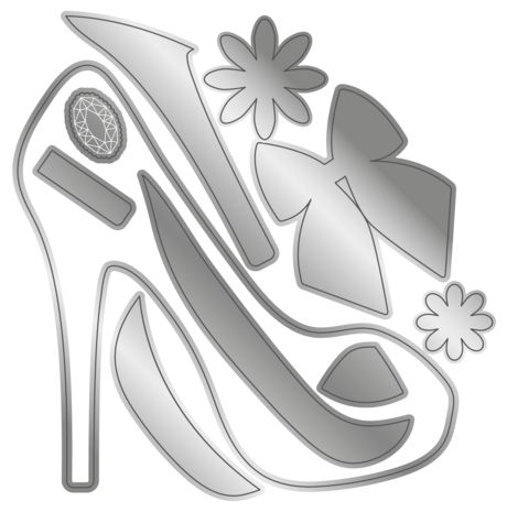 Gemini If The Shoe Fits Create-a-Card Dies (GEM-MD-CAD-ITSFI) (DISCONTINUED)