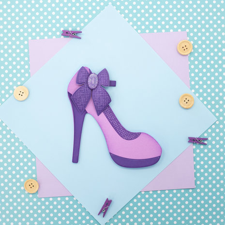 Gemini If The Shoe Fits Create-a-Card Dies (GEM-MD-CAD-ITSFI) (DISCONTINUED)