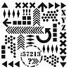 IndigoBlu XYZ 6x6 Inch Stencil (IND0916) (OUTLET) IndigoBlu XYZ 6x6 Inch Stencil (IND0916) (OUTLET)