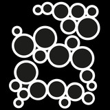 IndigoBlu Bubbles 6x6 Inch Stencil (IND0917) (OUTLET)