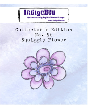 IndigoBlu Collectors’ Edition no.56 Squiggly Flower (IND0914) (OUTLET)