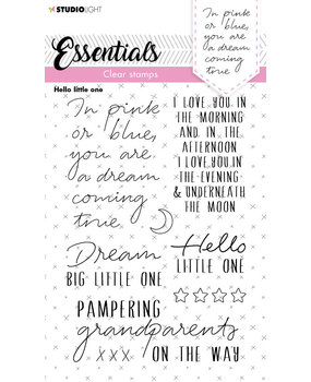Studio Light Hello Little One Clear Stamps (SL-ES-STAMP174) (OUTLET)