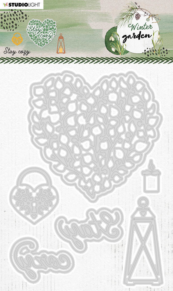 Studio Light Winter Garden Cutting Dies Stay Cozy (SL-WG-CD150) (OUTLET) Studio Light Winter Garden Cutting Dies Stay Cozy (SL-WG-CD150) (OUTLET)