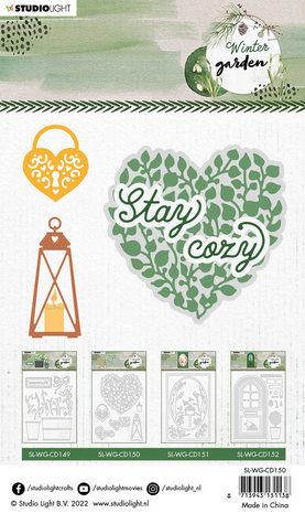 Studio Light Winter Garden Cutting Dies Stay Cozy (SL-WG-CD150) (OUTLET) Studio Light Winter Garden Cutting Dies Stay Cozy (SL-WG-CD150) (OUTLET)