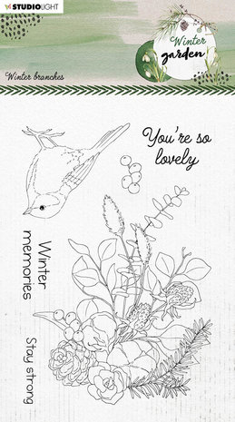 Studio Light Winter Branches Clear Stamps (SL-WG-STAMP160) (OUTLET)