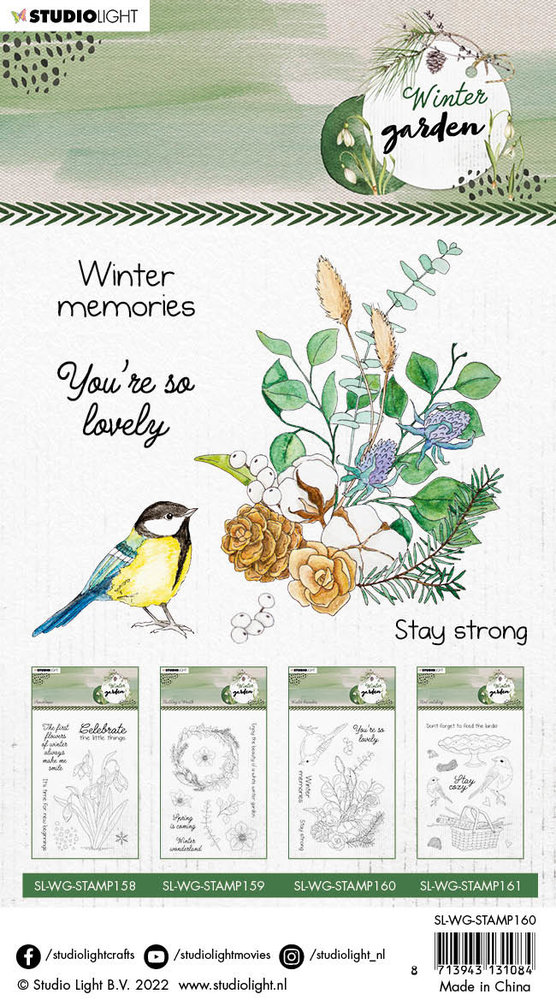 Studio Light Winter Branches Clear Stamps (SL-WG-STAMP160) (OUTLET)