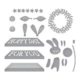 Spellbinders Open House Spring Etched Dies (S4-1181) (OUTLET)