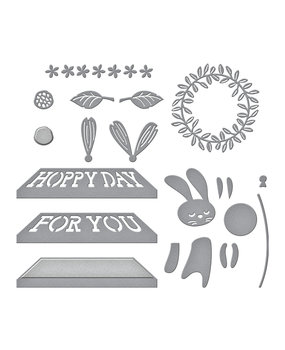 Spellbinders Open House Spring Etched Dies (S4-1181) (OUTLET)