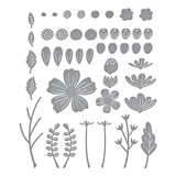 Spellbinders Be Bold Blooms Etched Dies (S5-502)