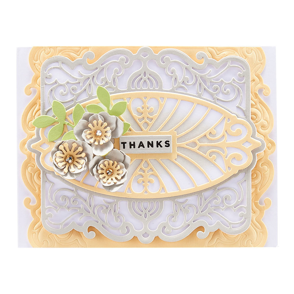 Spellbinders A2 Radiant Navette Etched Dies (S4-1167) (OUTLET) Spellbinders A2 Radiant Navette Etched Dies (S4-1167) (OUTLET)