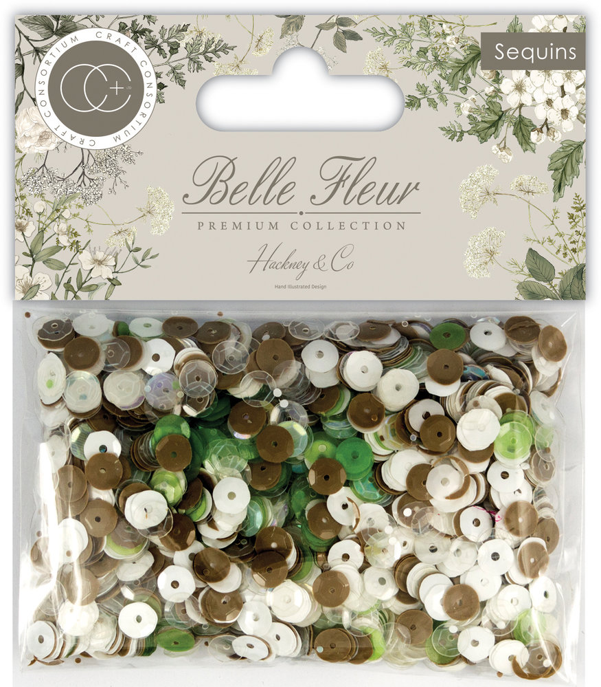 Craft Consortium Belle Fleur Sequins (CCSQN007) (OUTLET)