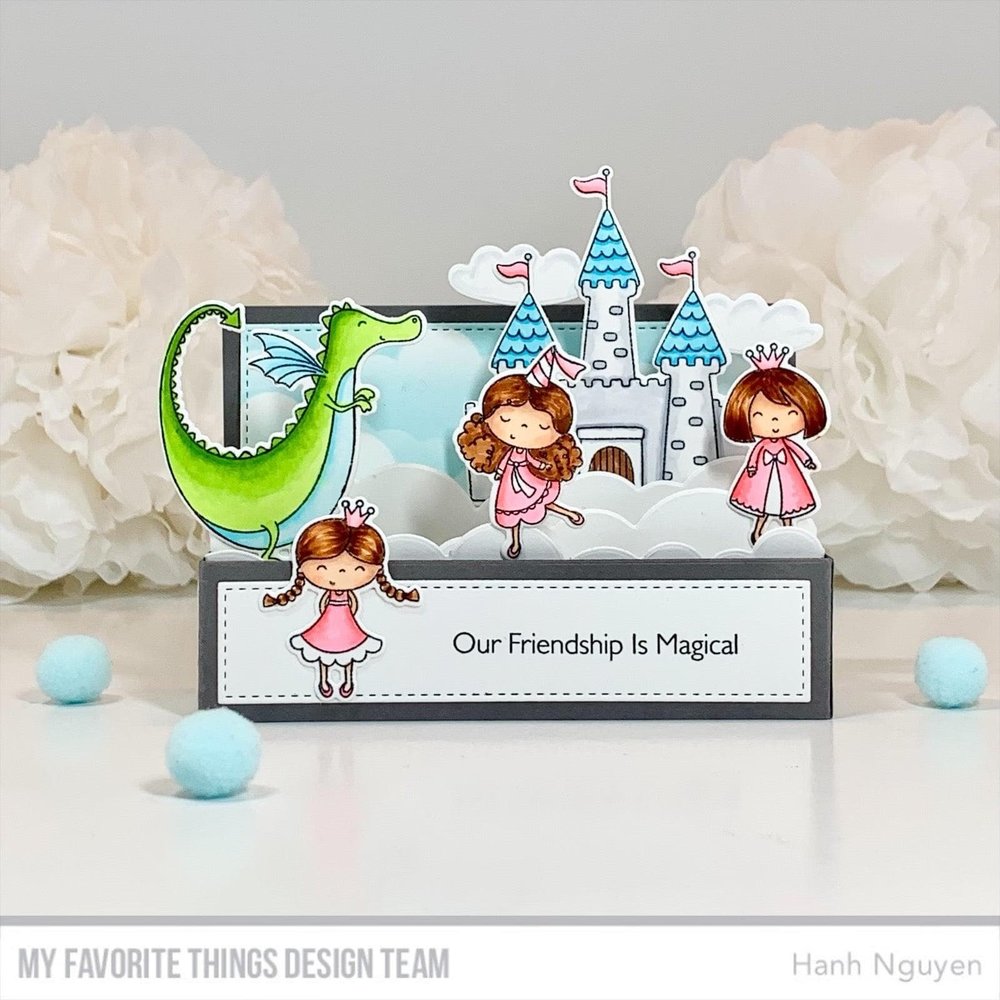 My Favorite Things Mini Slimline Outside the Box Clouds Die-namics (MFT-2204) (OUTLET)