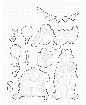 My Favorite Things Itching to Tell You Happy Birthday Die-namics (MFT-2184) (OUTLET)