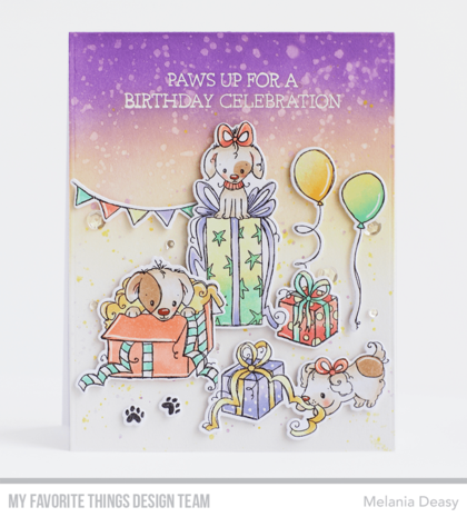 My Favorite Things Itching to Tell You Happy Birthday Clear Stamps (RAM-028) (OUTLET)