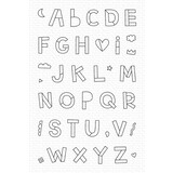 My Favorite Things Hip Hip Yay Alphabet Clear Stamps (MSTN-003) (OUTLET)