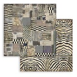 Stamperia Savana Zebra 12x12 Inch Paper Sheets (10pcs) (SBB863) (DISCONTINUED)