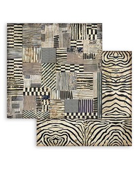 Stamperia Savana Zebra 12x12 Inch Paper Sheets (10pcs) (SBB863) (DISCONTINUED) Stamperia Savana Zebra 12x12 Inch Paper Sheets (10pcs) (SBB863) (DISCONTINUED)