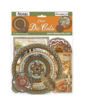Stamperia Savana Clear Die Cuts (DFLDCP26) (DISCONTINUED) Stamperia Savana Clear Die Cuts (DFLDCP26) (DISCONTINUED)