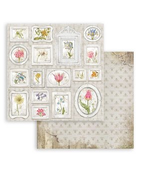 Stamperia Romantic Garden House Tags 12x12 Inch Paper Sheets (10pcs) (SBB862) (DISCONTINUED)