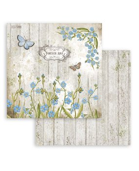 Stamperia Romantic Garden House Columbin 12x12 Inch Paper Sheets (10pcs) (SBB861) (DISCONTINUED)