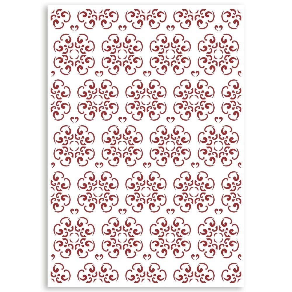 Stamperia Stencil A4 Casa Granada Wallpaper Tiles (KSG485) (DISCONTINUED) Stamperia Stencil A4 Casa Granada Wallpaper Tiles (KSG485) (DISCONTINUED)