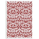 Stamperia Stencil A4 Casa Granada Wallpaper Pattern (KSG484) (DISCONTINUED)