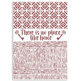Stamperia Stencil A4 Casa Granada There Is No Place Like Home (KSG487) (DISCONTINUED)