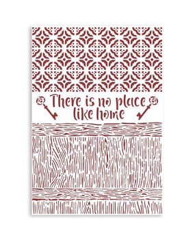 Stamperia Stencil A4 Casa Granada There Is No Place Like Home (KSG487) (DISCONTINUED)