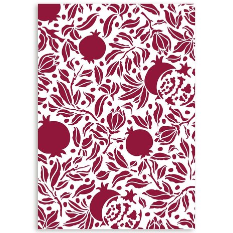 Stamperia Stencil A4 Casa Granada Pomegranades Texture (KSG481) (DISCONTINUED) Stamperia Stencil A4 Casa Granada Pomegranades Texture (KSG481) (DISCONTINUED)