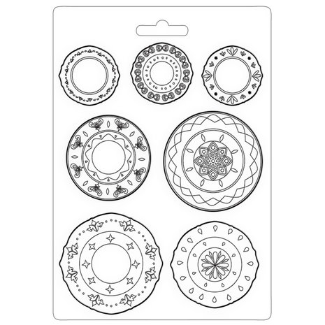 Stamperia Soft Mould A5 Casa Granada Plates (K3PTA5605) (DISCONTINUED) Stamperia Soft Mould A5 Casa Granada Plates (K3PTA5605) (DISCONTINUED)