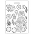 Soft Mould A4 Casa Granada Pomegranade and Flowers (K3PTA4523) (DISCONTINUED)