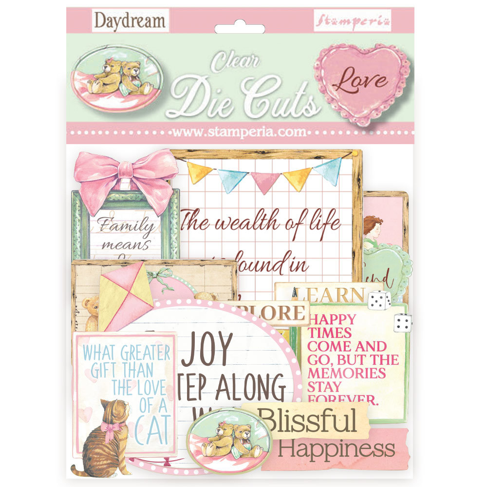 Stamperia Daydream Clear Die Cuts (DFLDCP24) (DISCONTINUED)