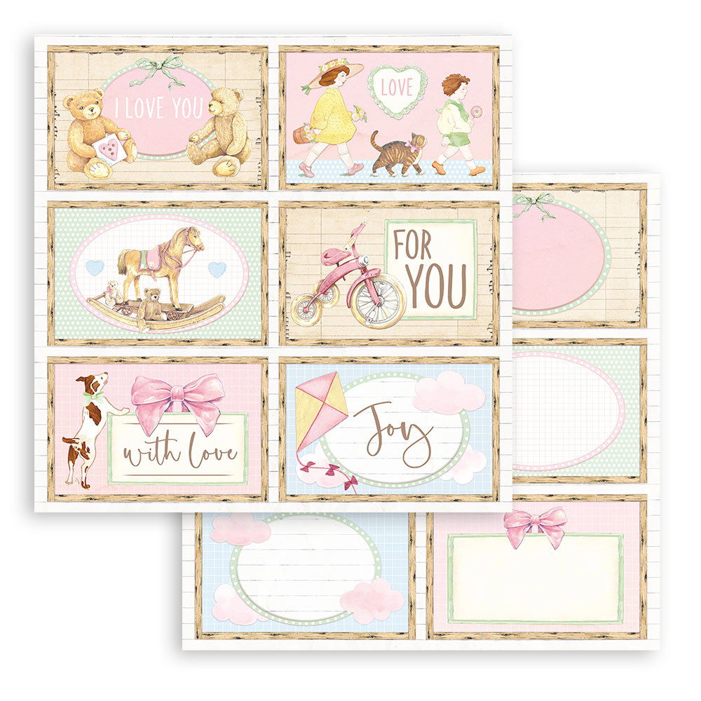 Stamperia Daydream 6 Cards 12x12 Inch Paper Sheets (10pcs) (SBB856) (DISCONTINUED) Stamperia Daydream 6 Cards 12x12 Inch Paper Sheets (10pcs) (SBB856) (DISCONTINUED)